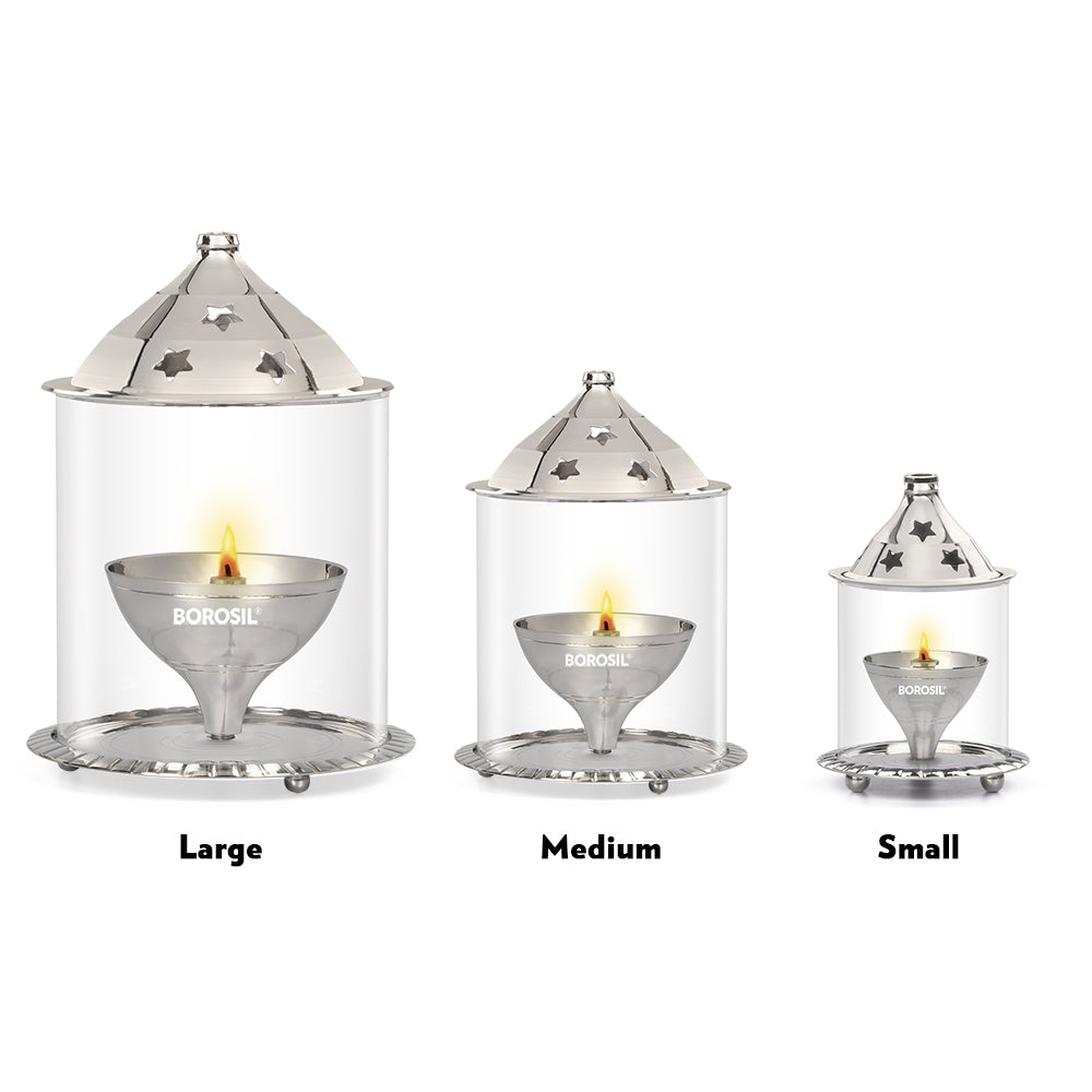 Borosil Akhand Diya, Nickel