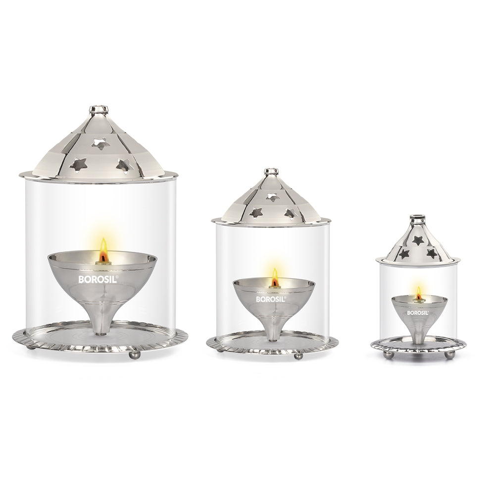 Borosil Akhand Diya, Nickel