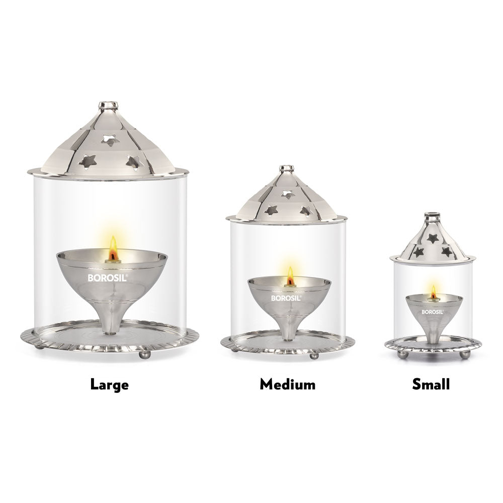 Borosil Akhand Diya, Nickel