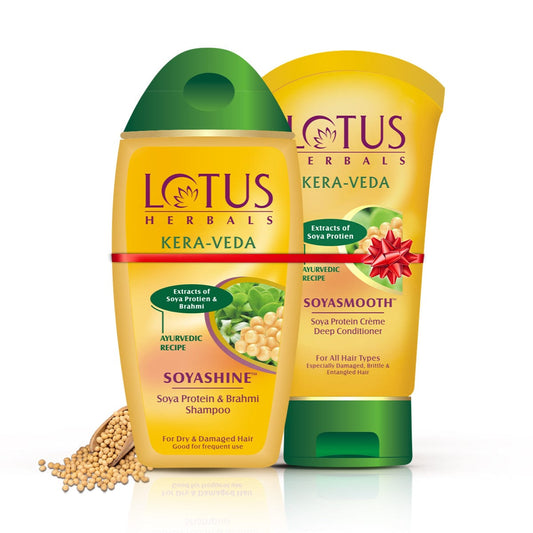 Kera-Veda Soyashine Shampoo & Soyasmooth Conditioner