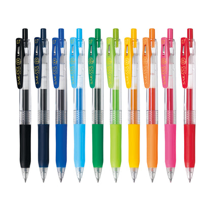 Zebra Sarasa Clip Gel Pen Set - 0.7mm