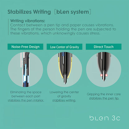 Zebra bLen 3C 3 Color Ballpoint Pen