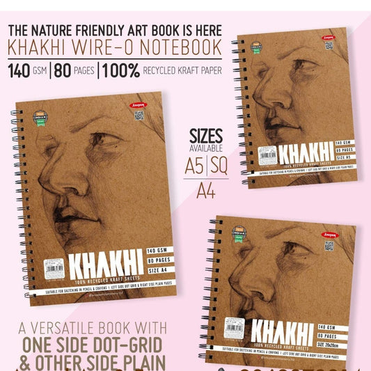 Anupam Khakhi 100% Recycled Kraft Sheets, 140 GSM
