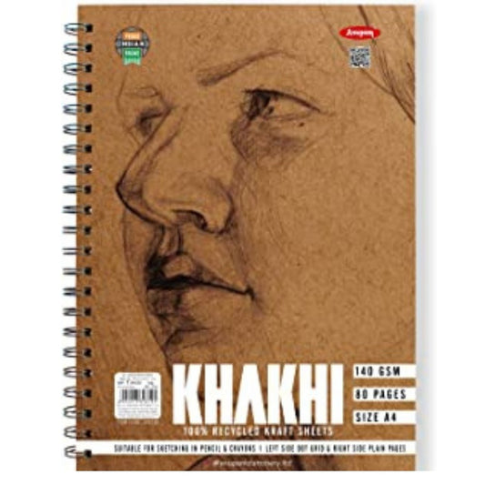 Anupam Khakhi 100% Recycled Kraft Sheets, 140 GSM