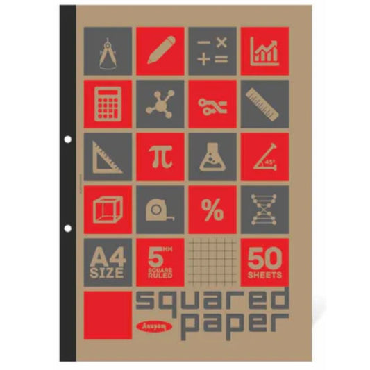 Anupam Squared Ruled A4 Notebooks