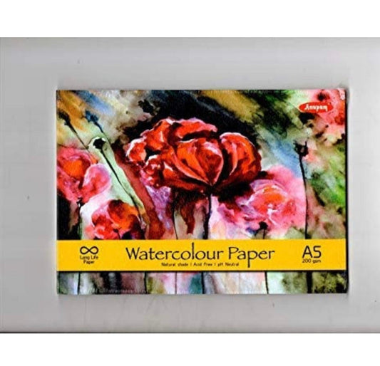 Anupam Water Colour Paper, 200 GSM, 20 Sheets