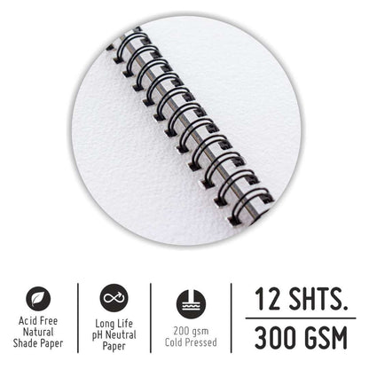 Anupam Water Colour Paper Pad A5, 300 GSM