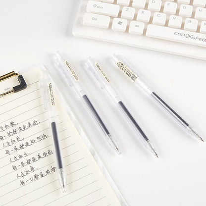 Baoke 0.5mm Black Ink Gel Pen Pack of 5 (PC 3628)