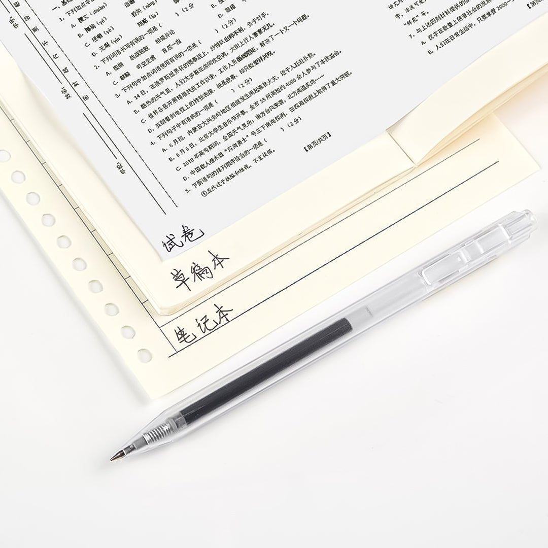 Baoke 0.5mm Black Ink Gel Pen Pack of 5 (PC 3628)