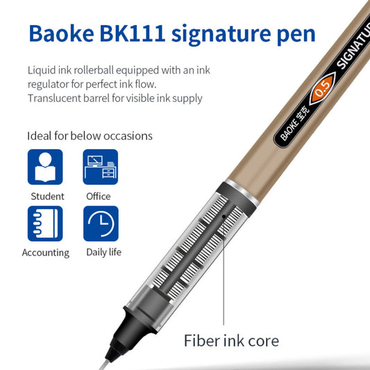 Baoke 0.5mm Signature Pen Pack of 6 (BK 111)