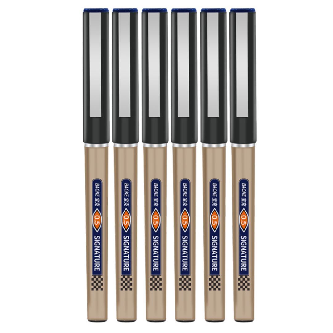 Baoke 0.5mm Signature Pen Pack of 6 (BK 111)