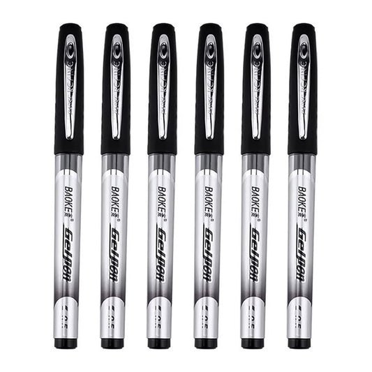 Baoke 0.5mm Ink Gel Pen Pack of 6 (PC 978)