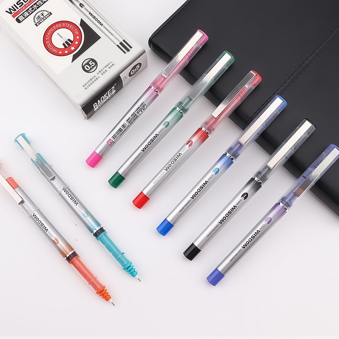 Baoke 0.5mm Ink Rollerball Pen-BK118 (Pack of 2)