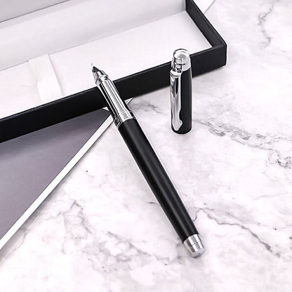 Baoke  0.7mm Black Ink Metal Shenbao Signature Fountain Pen