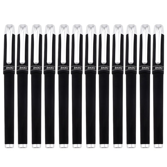 Baoke Black Gel Ink Pens 1.0 mm PC1228 - Pack of 3