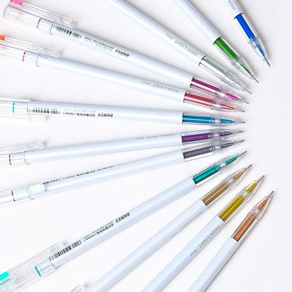 Baoke Metal High Gloss Neutral Pen (Pack of 12)-PC3708