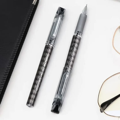 Baoke Needle Black Ink 0.38mm Gel Pen (Pack Of 6)