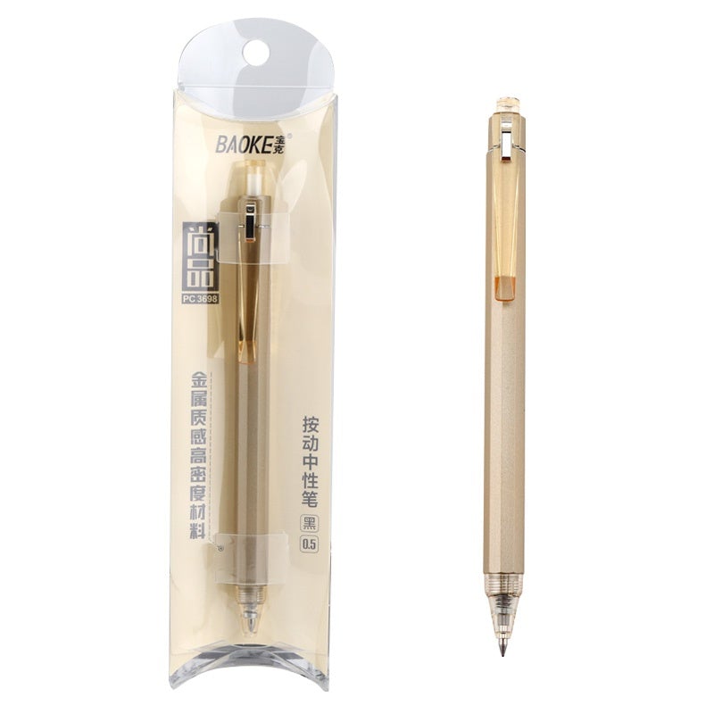 Baoke Retraceable Gel Pen 0.5mm (PC3698)