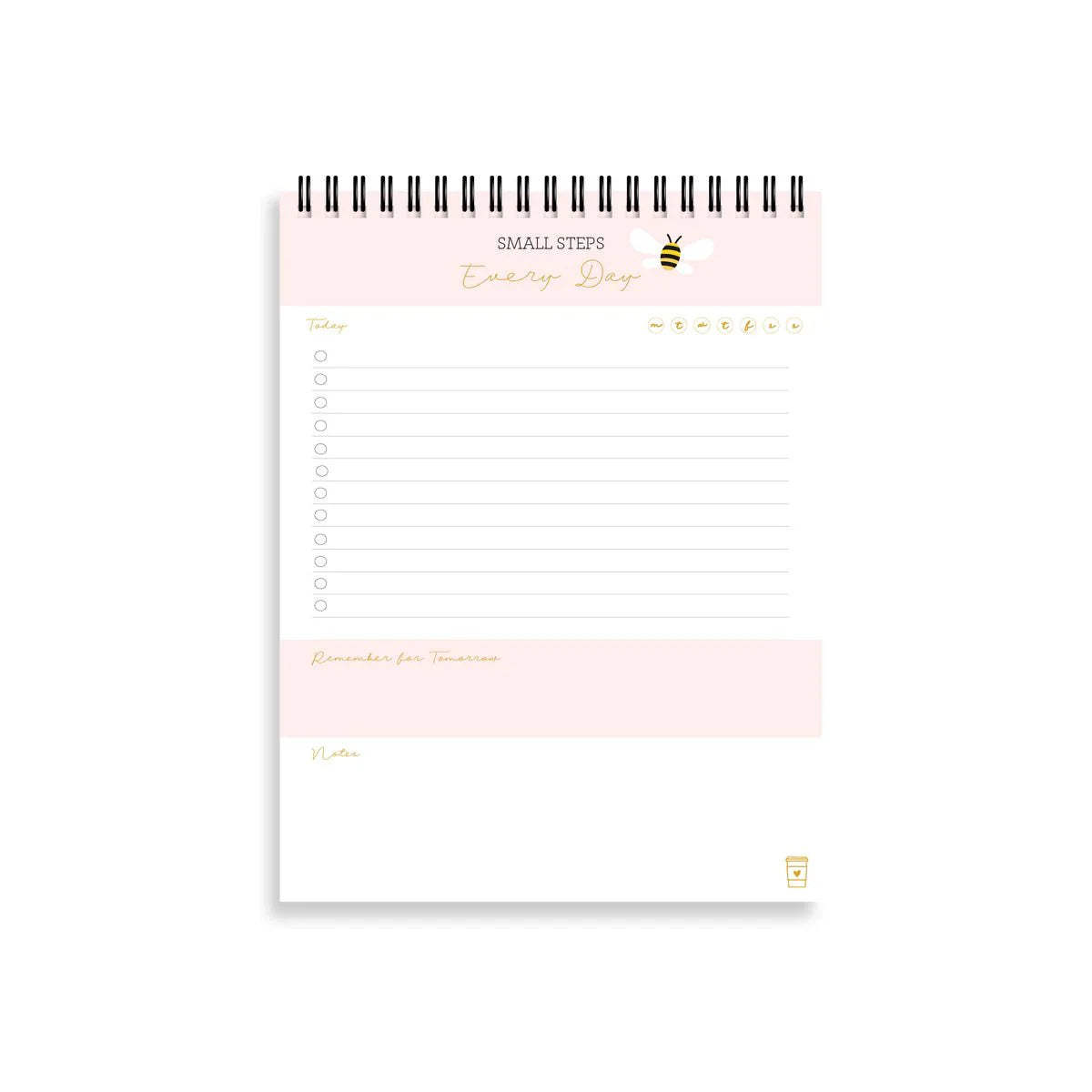 Bee Inspired Daily To-Do Notepad