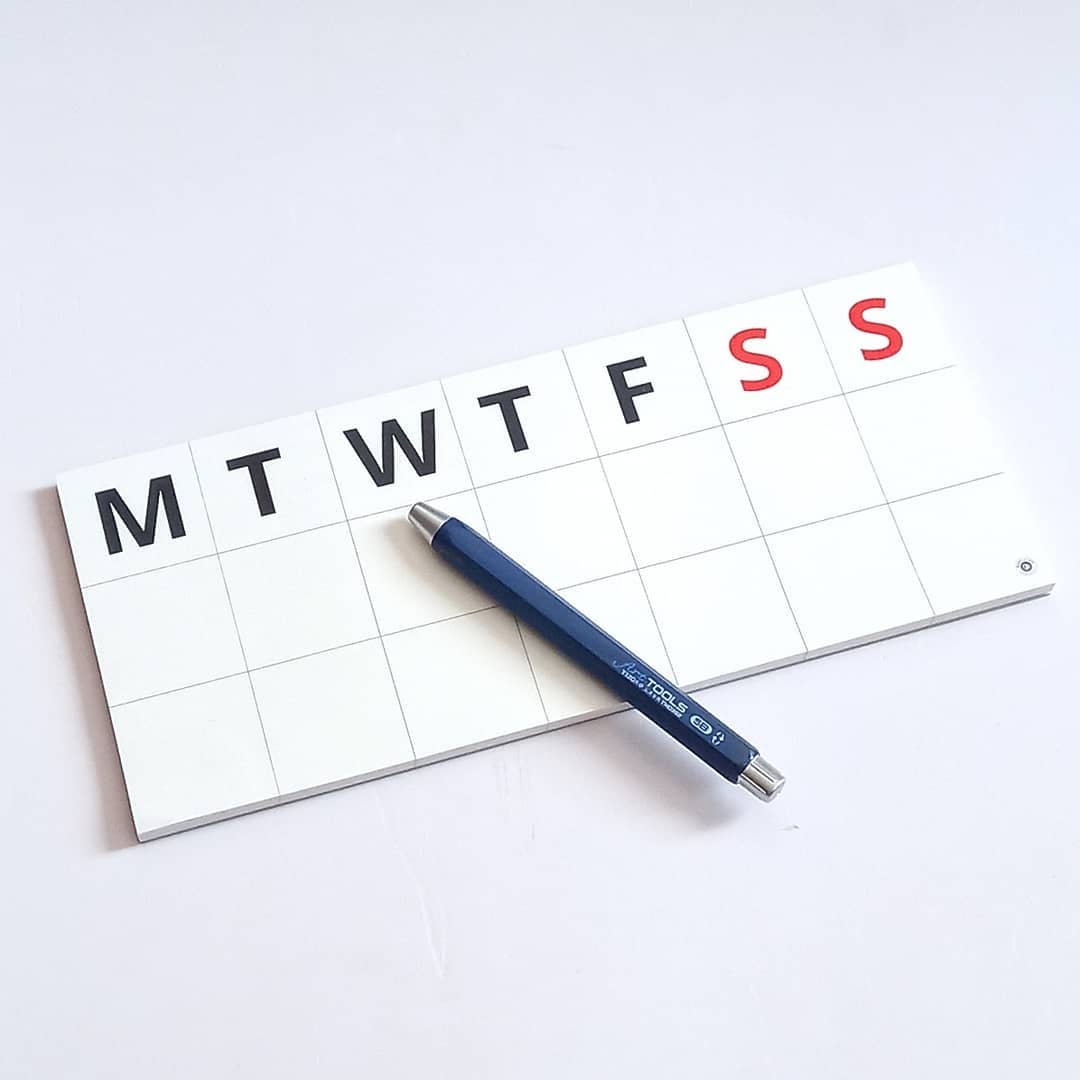 BOLD WEEKLY NOTEPAD | SQUARES