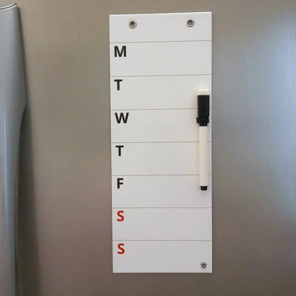 Bold Weekly Rewritable Magnetic Board