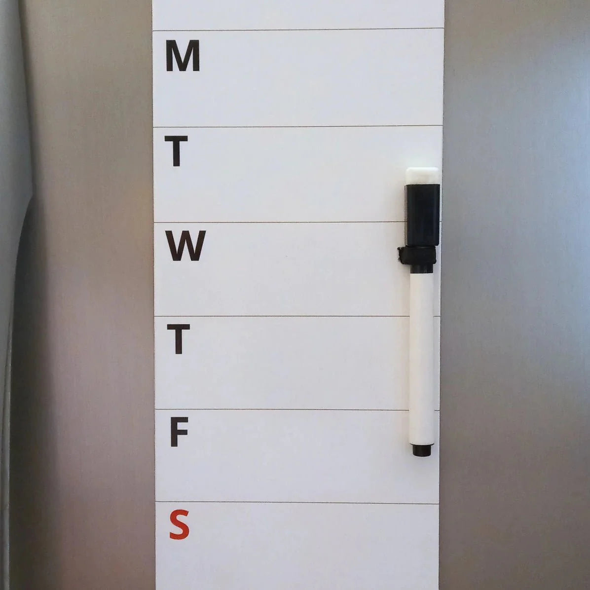 Bold Weekly Rewritable Magnetic Board