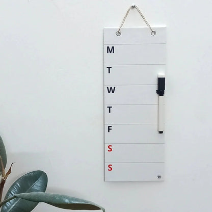 Bold Weekly Rewritable Magnetic Board