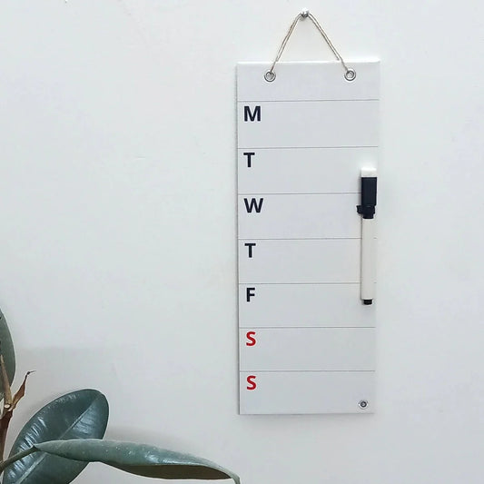 Bold Weekly Rewritable Magnetic Board