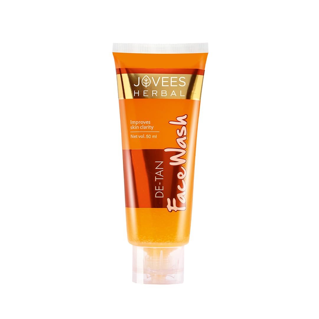 Jovees De-Tan Face Wash | Brightens And De-Tans Skin | Clarifies