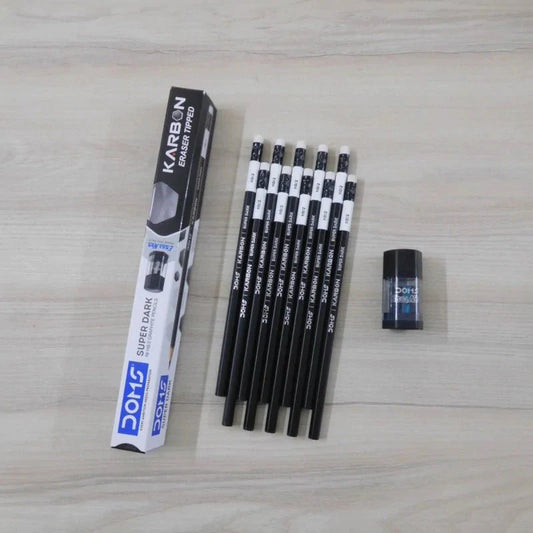 Doms Karbon Eraser Tipped Pencil