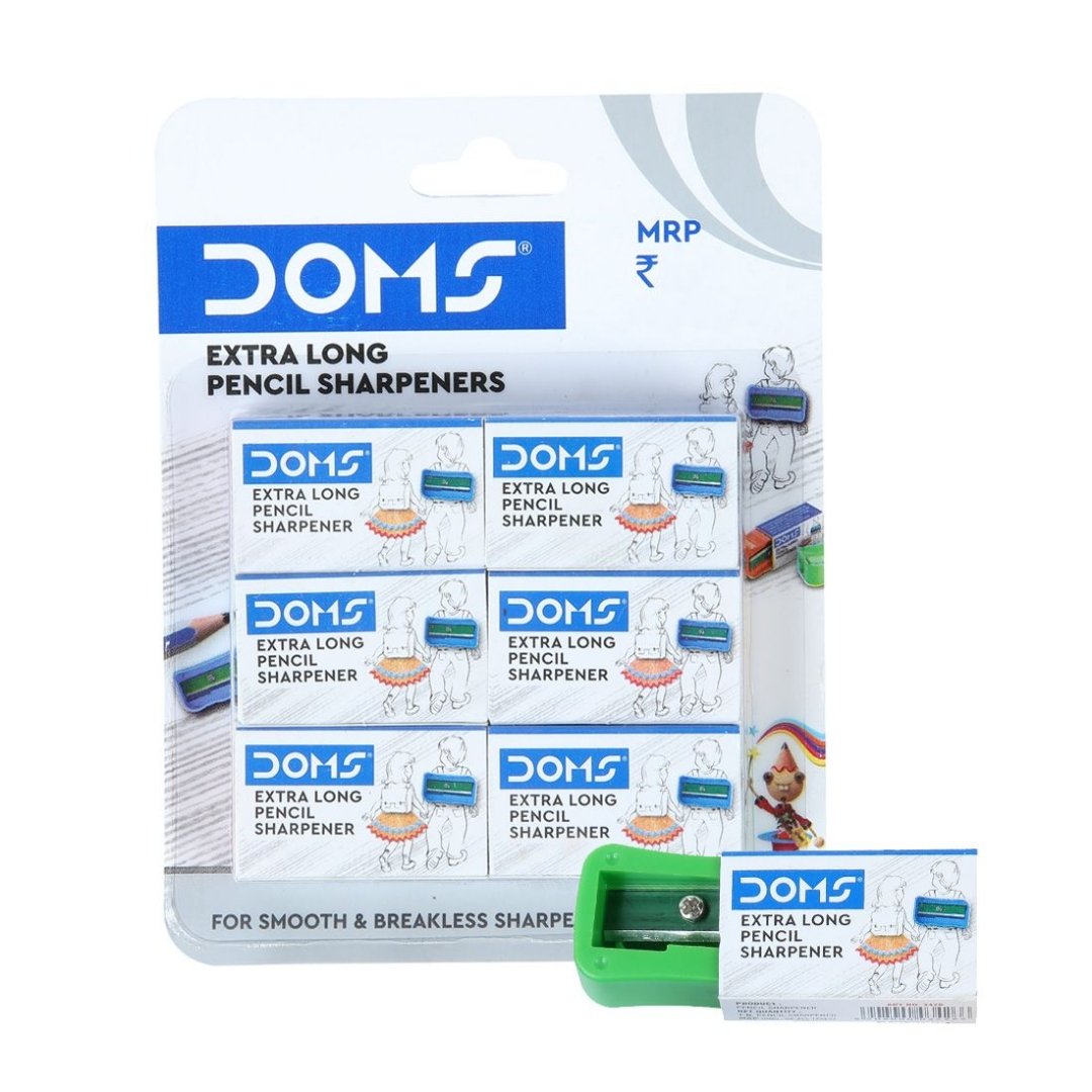 DOMS Multicolored Anti-Rust Pencil Sharpener Pack