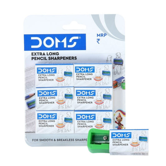 DOMS Multicolored Anti-Rust Pencil Sharpener Pack