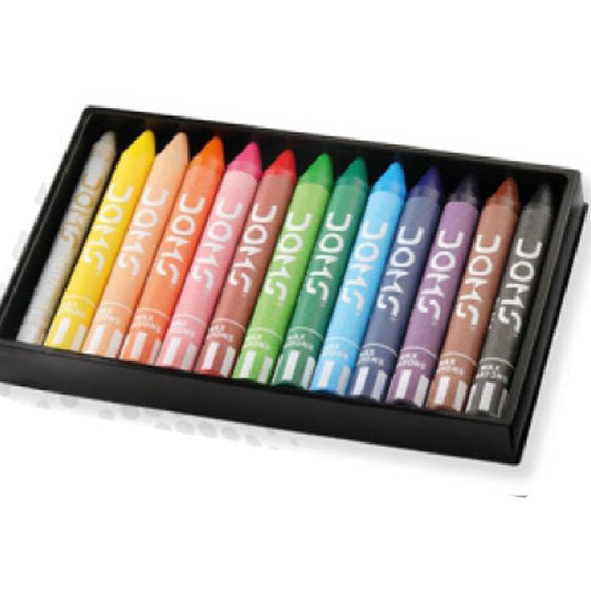 Doms Wax Crayons 12 Shades
