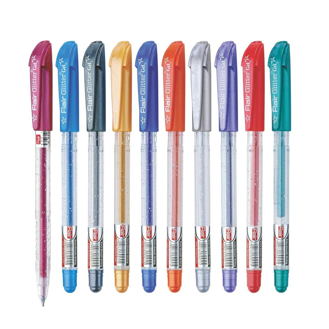 Flair Glitter Xtra Gel Pen Pack of 10