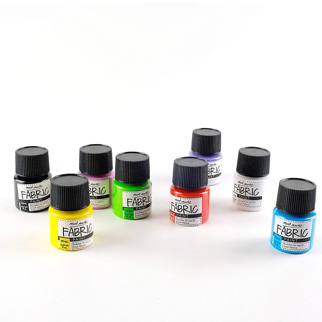 Mont Marte Fabric Paint Pack Of 8