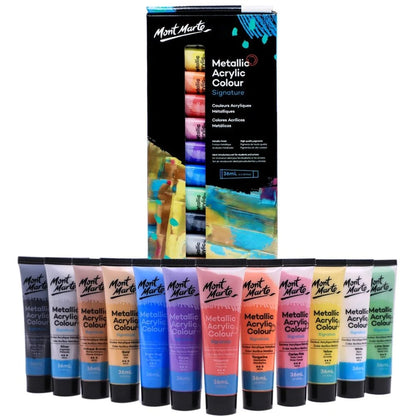 Mont Marte Metallic Acrylic Paints
