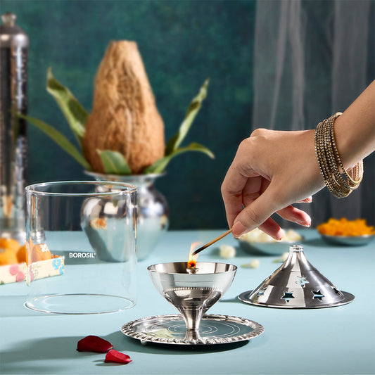 Borosil Akhand Diya, Nickel