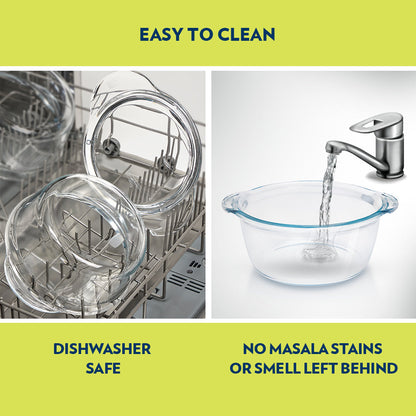 Borosil Deep Round Casserole