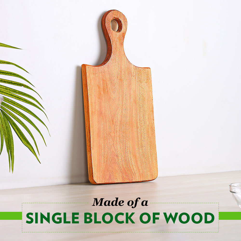 Borosil Dice Neem Wood Chopping Board