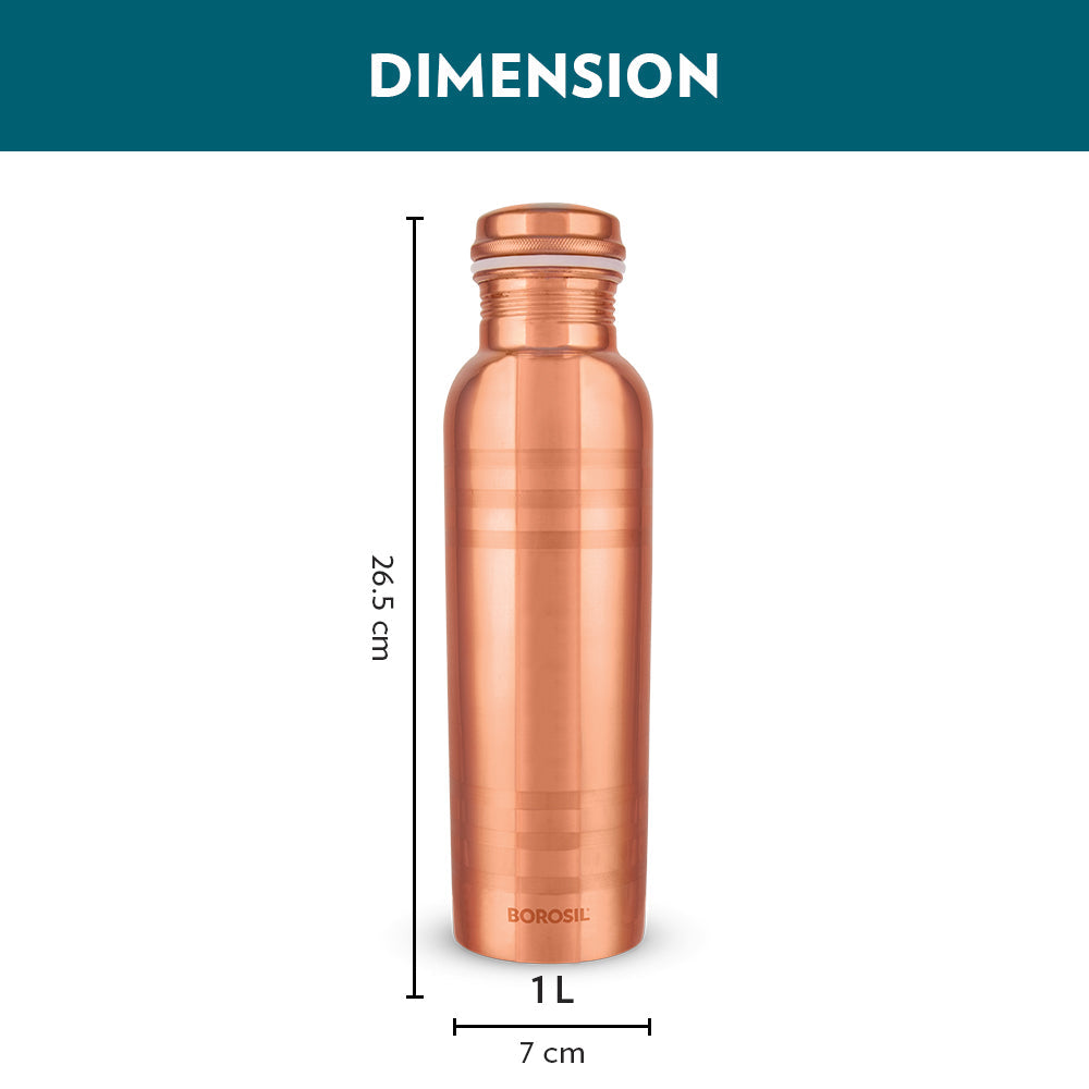 Borosil Chakra Copper Bottle