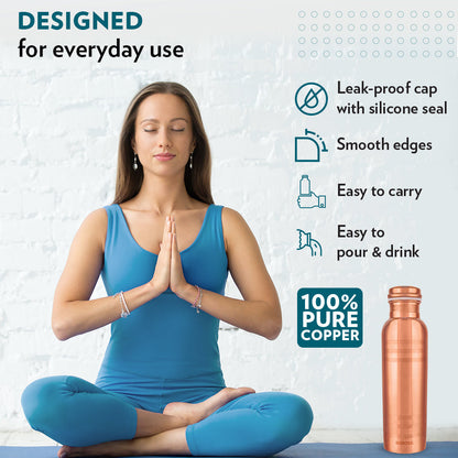 Borosil Chakra Copper Bottle