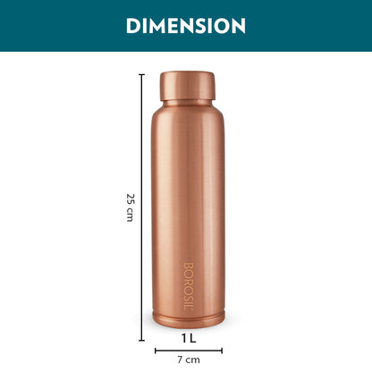 Borosil Copper Bottle - 1L ECO