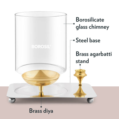 Borosil Aarti Diya
