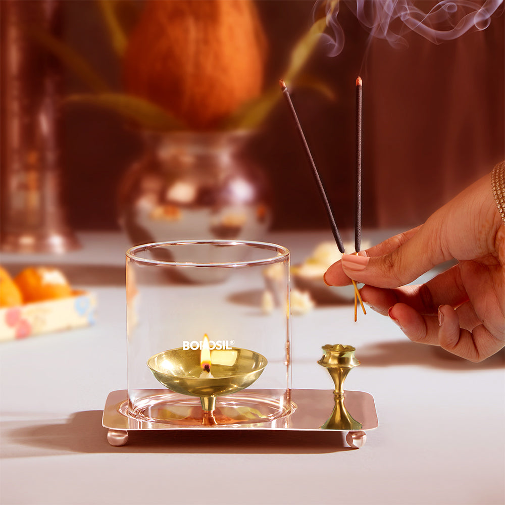 Borosil Aarti Diya