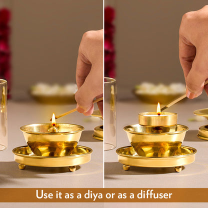 Borosil Brass Diffuser