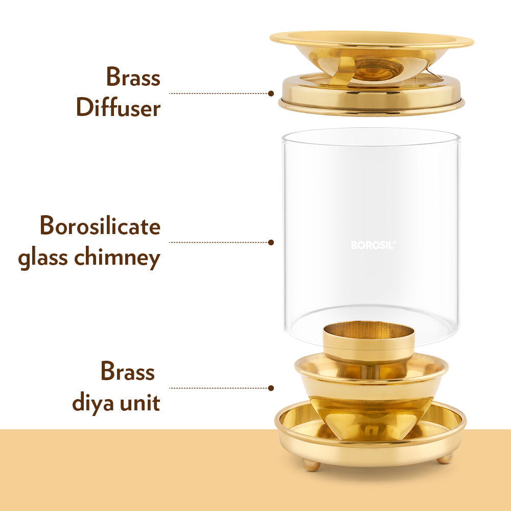 Borosil Brass Diffuser