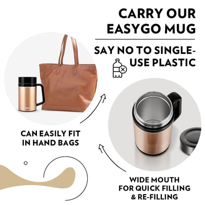Borosil EasyGo Insulated Mug