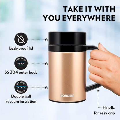 Borosil EasyGo Insulated Mug