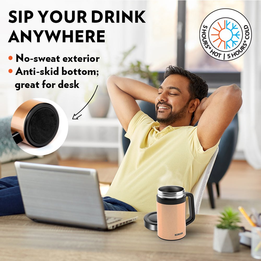 Borosil EasyGo Insulated Mug