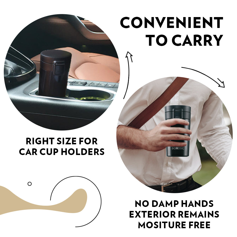 Borosil Coffeemate Insulated Mug